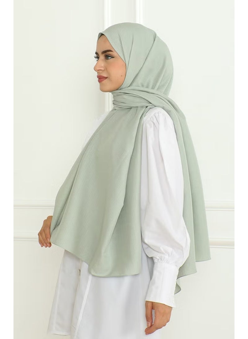 Sefa Merve Armül Shawl 81076-01 Light Almond Green - Image 2